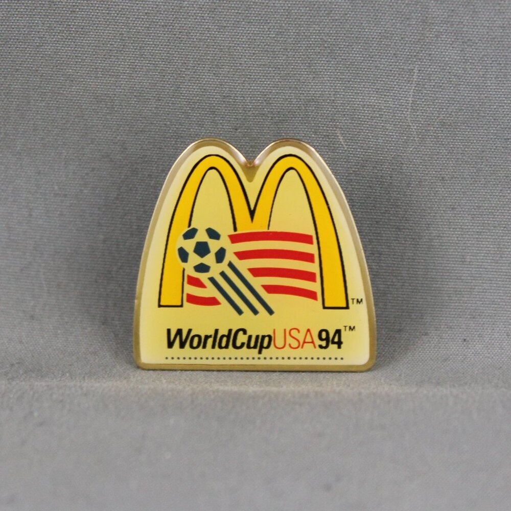 1994 World Cup of Soccer Pin - Team USA McDonalds Promo - Celluloid Pin